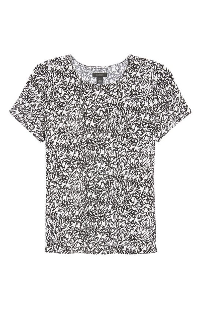 Shop Halogen Jersey T-shirt In White- Black Sm Marker Trail