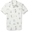 ALEXANDER MCQUEEN Slim-Fit Button-Down Collar Printed Cotton Shirt