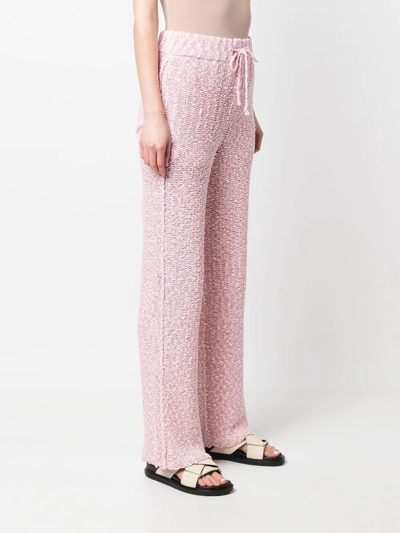 Ferragamo Drawstring-fastening Waist Trousers In Rosa