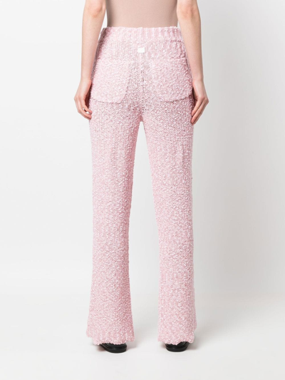 Ferragamo Drawstring-fastening Waist Trousers In Rosa