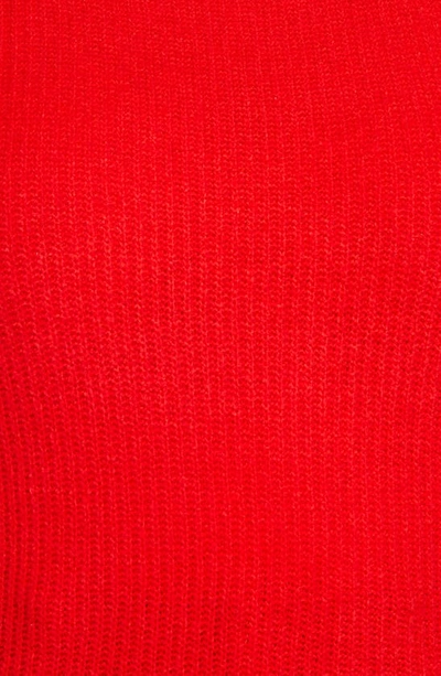 Shop 1.state Bishop Sleeve Sweater In Bright Cherry