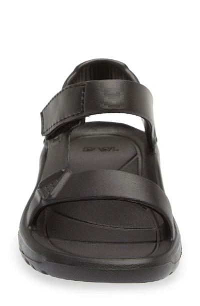 Shop Teva Kids' Hurricane Drift Sandal In Black/ Black