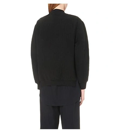Shop 3.1 Phillip Lim / フィリップ リム Layered Woven Bomber Jacket In Black