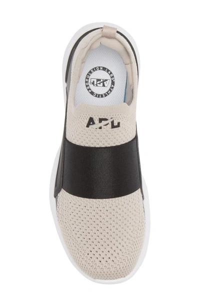 Shop Apl Athletic Propulsion Labs Techloom Bliss Knit Running Shoe In Clay / Black / White