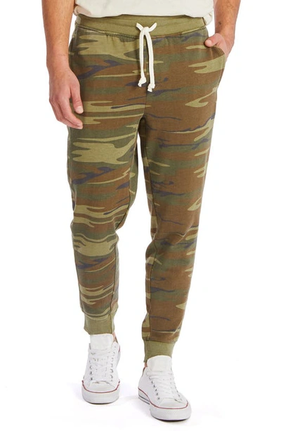 Shop Alternative Campus Cotton Blend Joggers In Camo