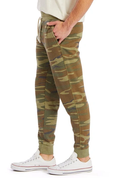 Shop Alternative Campus Cotton Blend Joggers In Camo