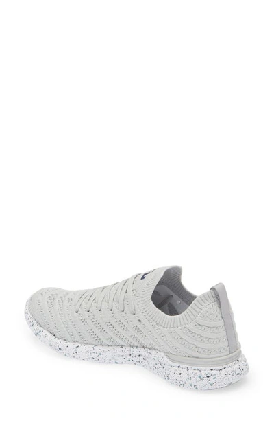 Apl Athletic Propulsion Labs Techloom Wave Hybrid Running Shoe In Grey /midnight /speckle