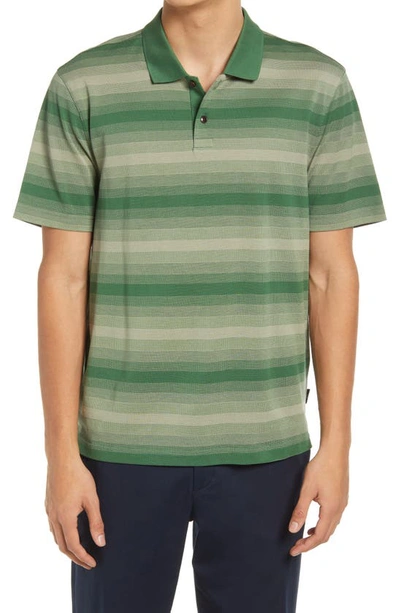 Shop Ted Baker Omeath Short Sleeve Polo In Dark Green