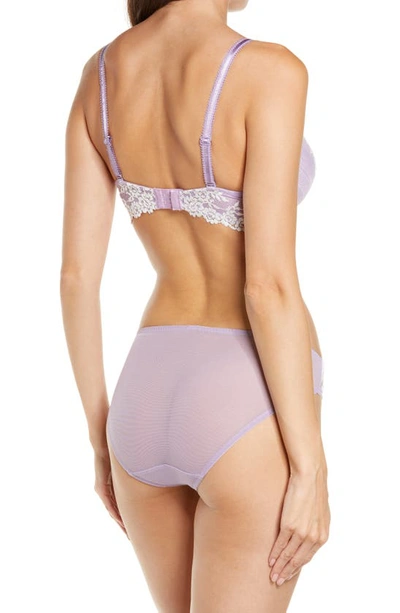 Shop Wacoal 'embrace' Lace Bikini In Rhapsody/ White Alyssum