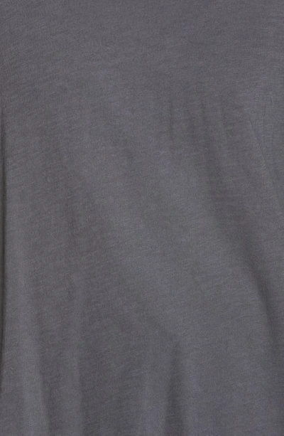 Shop Zella Relaxed Long Sleeve T-shirt In Grey Forged