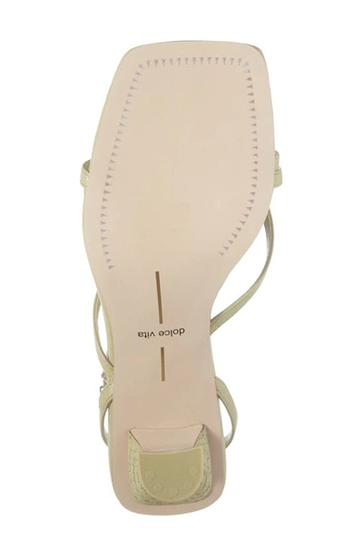 Shop Dolce Vita Baylor Ankle Strap Sandal In Green Leather