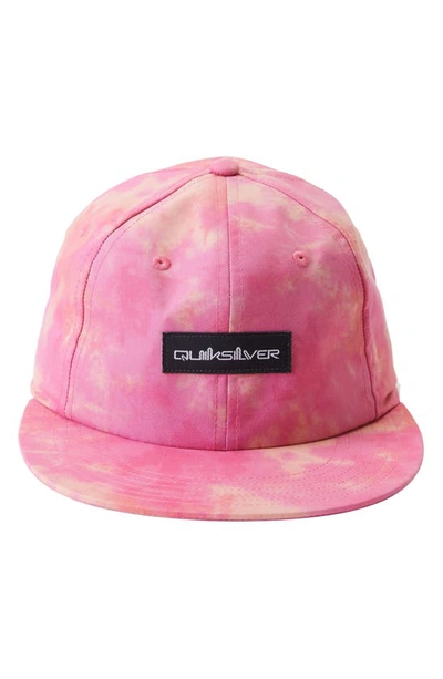 Shop Quiksilver Kids' Lucid Dreams Baseball Cap In Shocking Pink