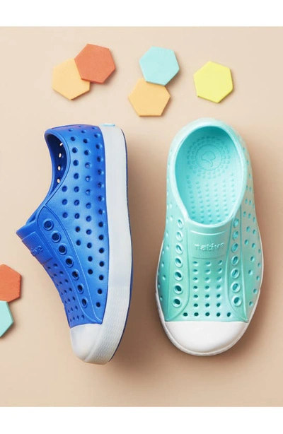Native Shoes Jefferson Iridescent Slip-on Sneaker In Jiffy Black/ All Over Shine