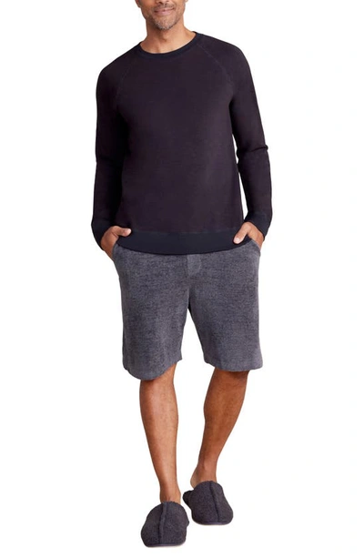 Barefoot Dreams Men's Cozychic Ultra Lite Lounge Shorts In Carbon