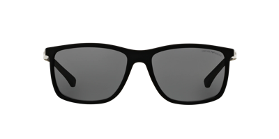 Shop Emporio Armani Man Sunglasses Ea4058 In Grey Polar