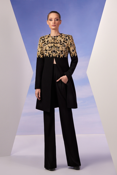 EDWARD ARSOUNI CREPE JACKET AND PANT 