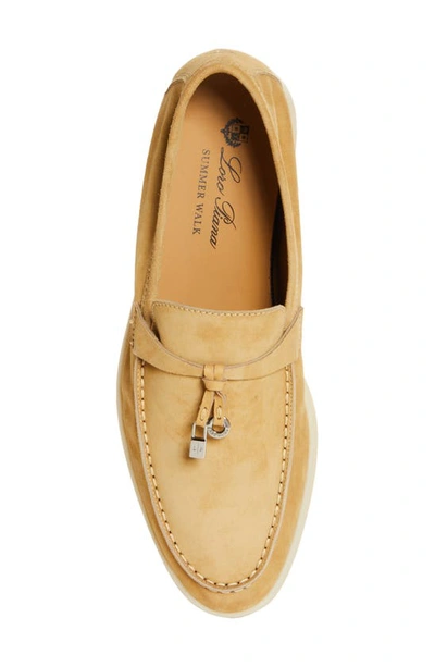 Shop Loro Piana Summer Charms Loafer In Egypt Rock