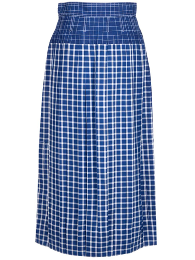 Shop Tory Burch Women's Blue Other Materials Skirt