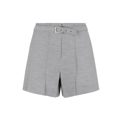 Shop Maison Margiela Wool Shorts Pants In Grey