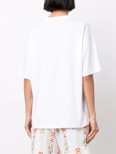 Shop Opening Ceremony Oc Smile Logo-print T-shirt In White