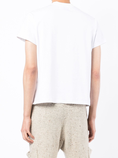 Natasha Zinko Graphic-print Short-sleeved T-shirt In White