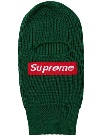 Shop Supreme X New Era Box Logo Balaclava In Green