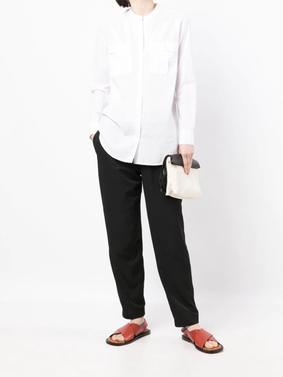James Perse Drawstring Utility Trousers In Black