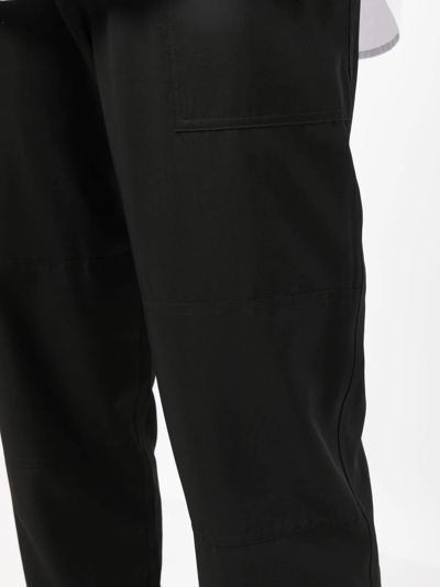 James Perse Drawstring Utility Trousers In Black