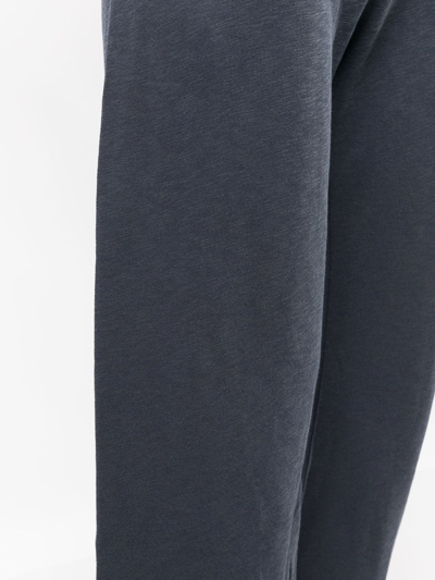 Shop James Perse Terry-cloth Track Pants In Blue