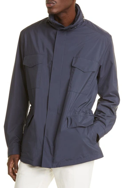 Shop Loro Piana Traveller Windmate® Jacket In W000-blue Navy