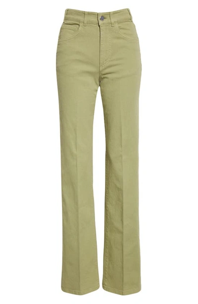 Shop Loro Piana Gent High Waist Straight Leg Jeans In 50hi Water Garden