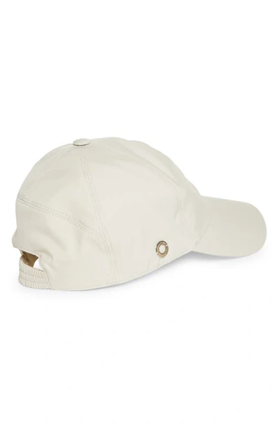 Shop Loro Piana D. Ty Storm System® Waterproof Baseball Cap In Light Agatha Grey/ White