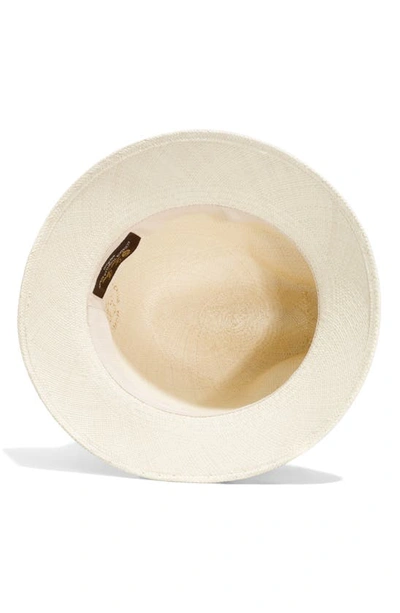 Shop Loro Piana The Suitcase Stripe Woven Panama Hat In Natural Straw