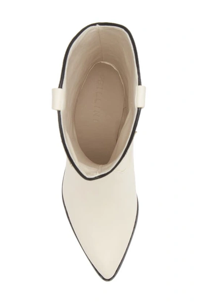 Billini Norva Western Pointed Toe Boot In Bone/ Black