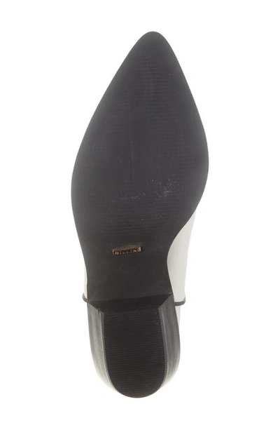 Billini Norva Western Pointed Toe Boot In Bone/ Black