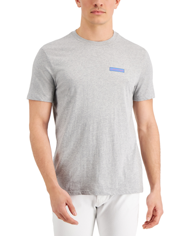 Calvin Klein Men's Box Logo Graphic T-shirt In Heroic Grey Heather ...