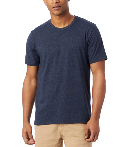 Shop Alternative Apparel Men's Short Sleeves Go-to T-shirt In Midnight Navy