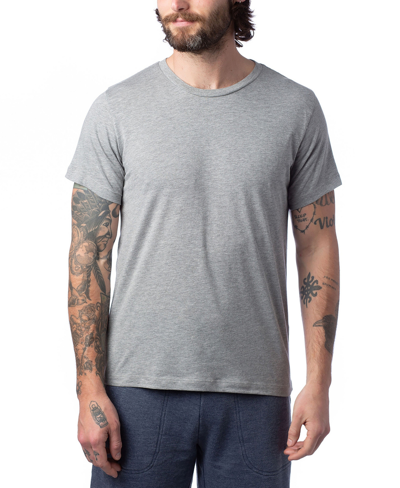 Shop Alternative Apparel Men's Short Sleeves Go-to T-shirt In Heather Gray