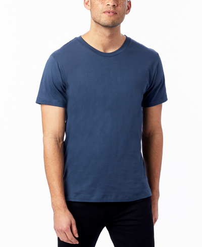 Shop Alternative Apparel Men's Short Sleeves Go-to T-shirt In Light Navy