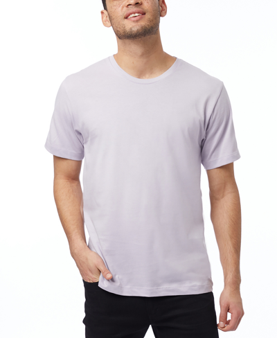 Shop Alternative Apparel Men's Short Sleeves Go-to T-shirt In Lilac Mist