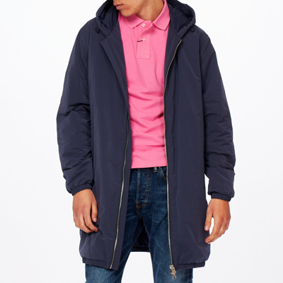 Shop Grifoni Men's Coats In Blu