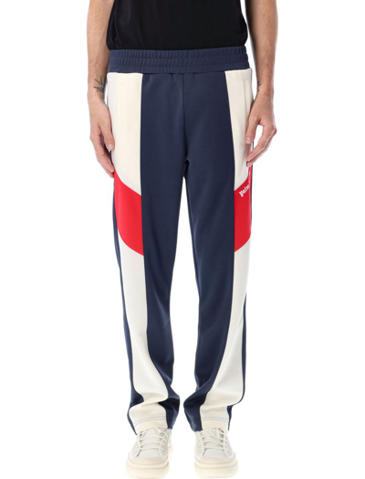 Shop Palm Angels Color Block Track Trousers In Multi