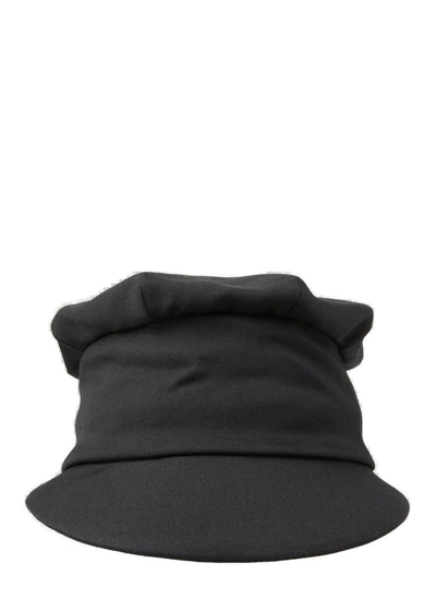 Shop Yohji Yamamoto Gabardine Work Cap In Black