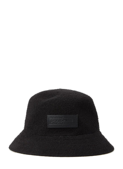 Shop Yohji Yamamoto X New Era Logo Patch Bucket Hat In Black