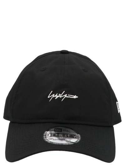 Shop Yohji Yamamoto X New Era Logo Embroidered Baseball Cap In Black