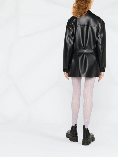 Philipp Plein Monogram-pattern Leggings In Violett