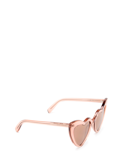 Shop Saint Laurent Eyewear Sunglasses In Pink