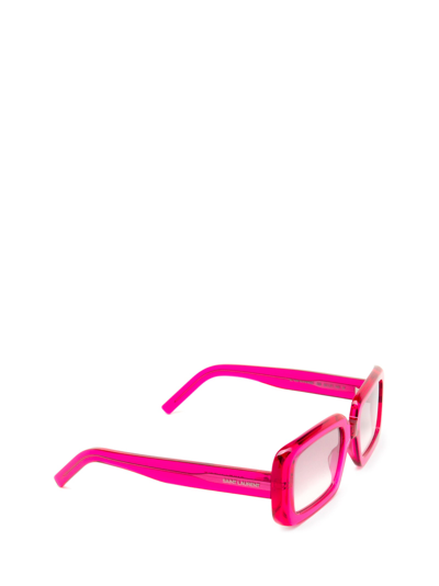 Shop Saint Laurent Eyewear Sunglasses In Pink