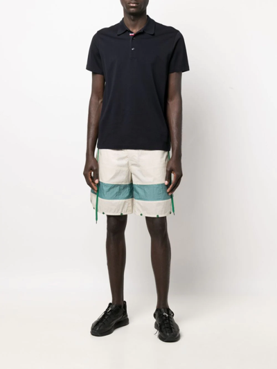 Shop Craig Green Two-tone Panelled Shorts In Nude