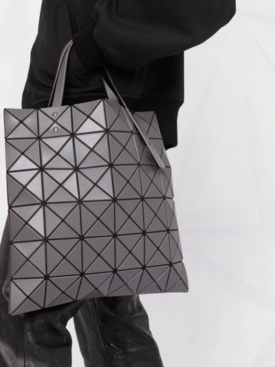 Shop Bao Bao Issey Miyake Geometric Panelled Tote Bag In Grau